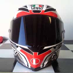 Project Diavel: AGV Corsa Circuit - Front - April 2015