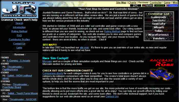 Joystick Review Site